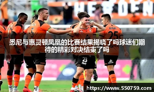 悉尼与惠灵顿凤凰的比赛结果揭晓了吗球迷们期待的精彩对决结束了吗